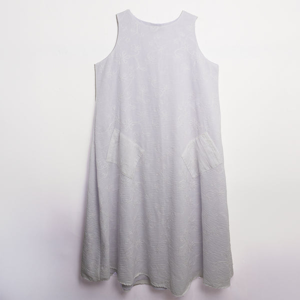 Vestido sin mangas Blanco