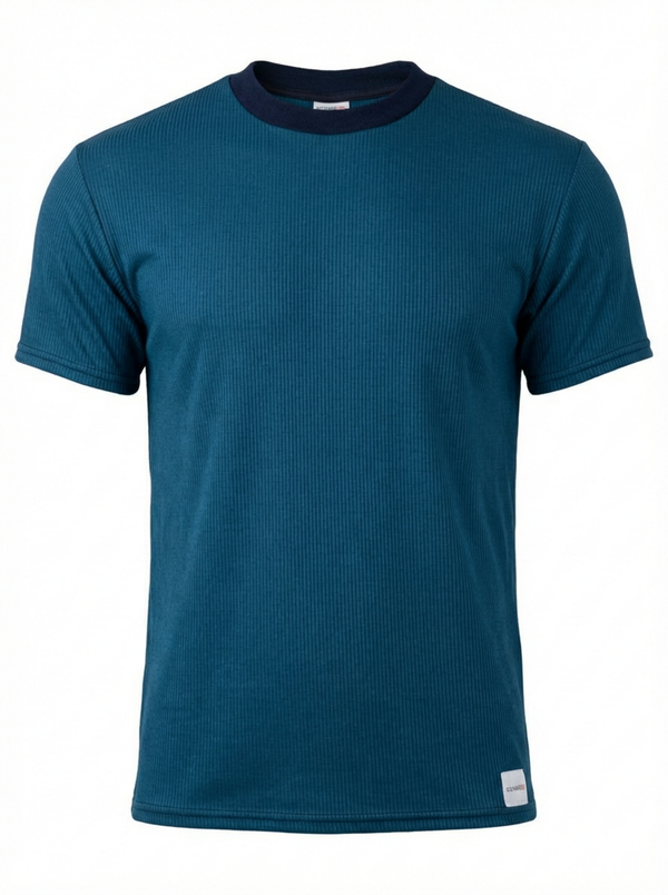 Playera Traveler Azul Petroleo