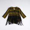 Saco Tomitl Rebozo Oaxaca Amarillo y negro