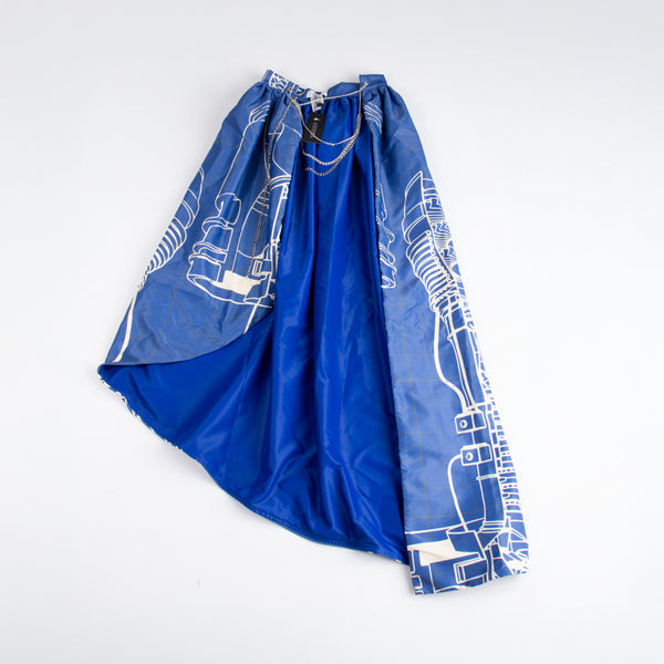 Falda blue 10