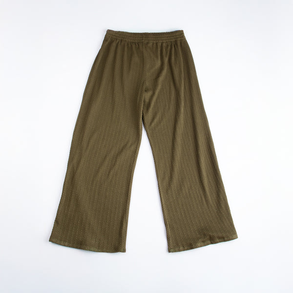 Pantalón Relax Jacquard verde